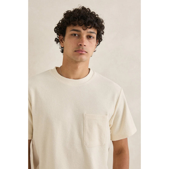 Rhythm Vintage Terry Short-Sleeve T-Shirt - Men's Natural
