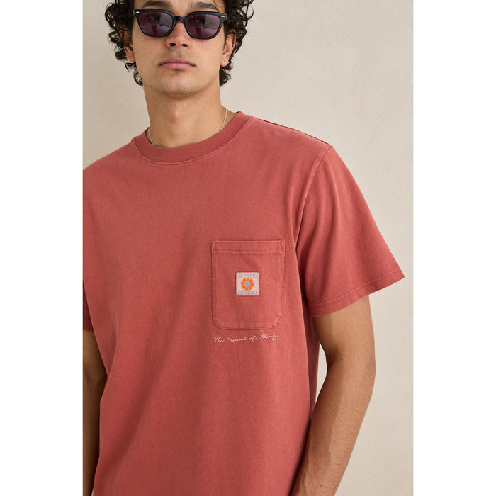 Rhythm Vintage Pocket Short-Sleeve T-Shirt - Men's Vintage Clay