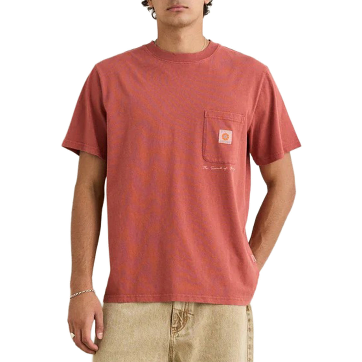Rhythm Vintage Pocket Short-Sleeve T-Shirt - Men's Vintage Clay
