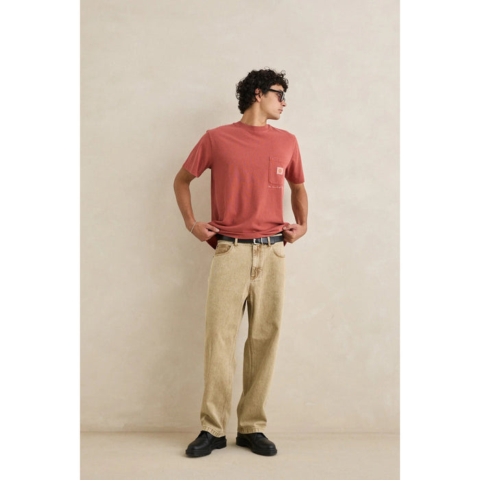 Rhythm Vintage Pocket Short-Sleeve T-Shirt - Men's Vintage Clay