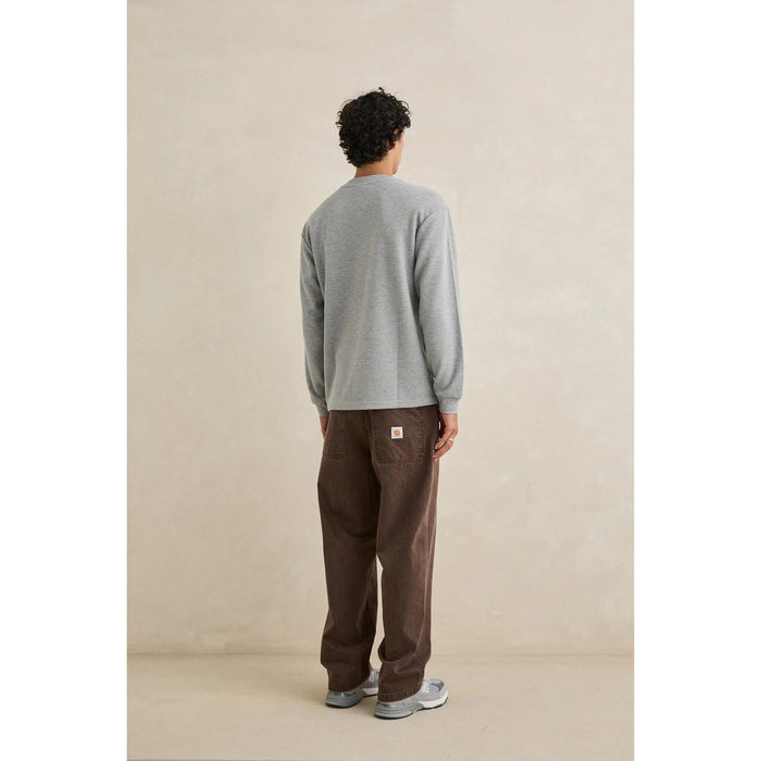 Rhythm Vintage Pocket Long-Sleeve Waffle T-Shirt - Men's Grey Heather