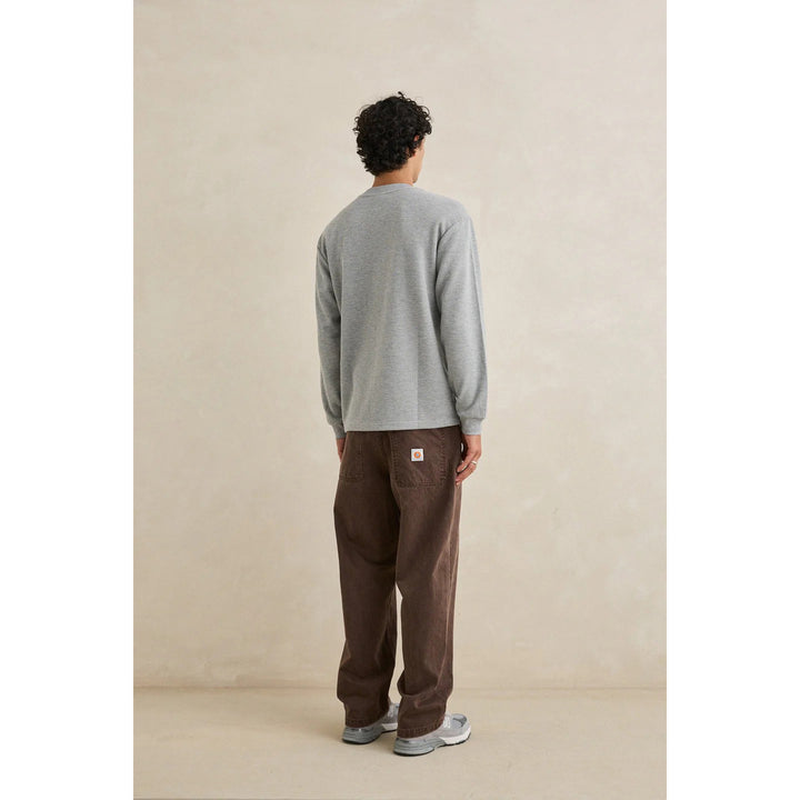 Rhythm Vintage Pocket Long-Sleeve Waffle T-Shirt - Men's Grey Heather