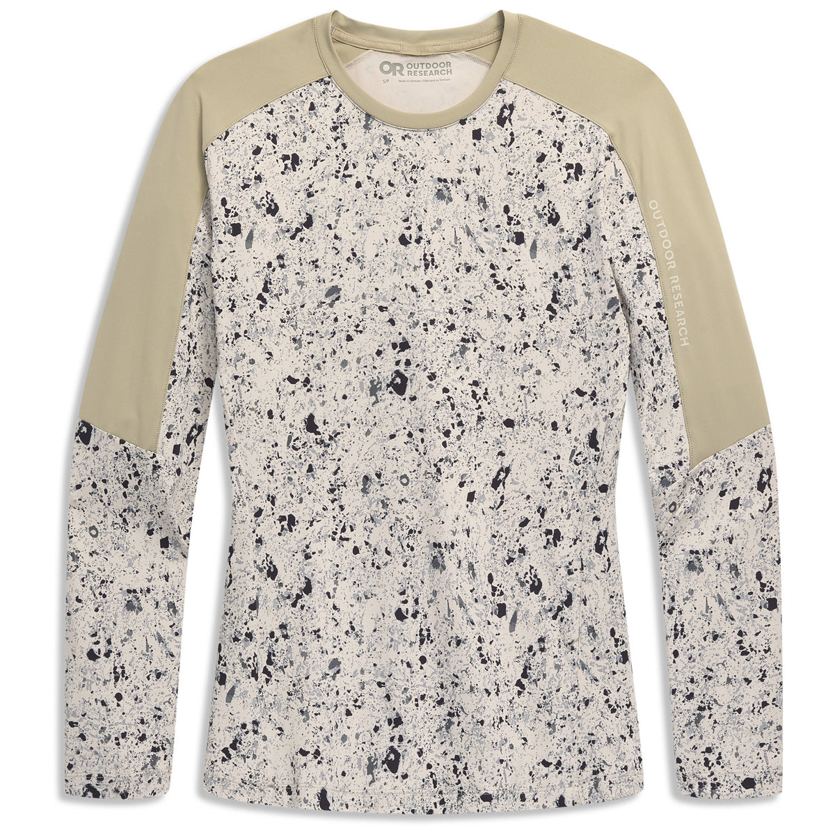 Outdoor Research Freewheel Long-Sleeve Jersey - Women's Pro Khaki/Oyster Creekside Print