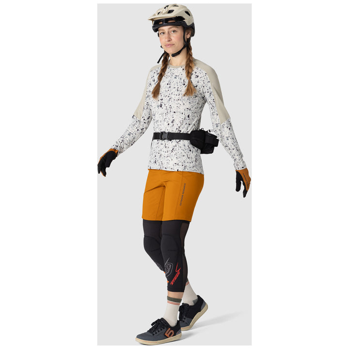 Outdoor Research Freewheel Long-Sleeve Jersey - Women's Pro Khaki/Oyster Creekside Print
