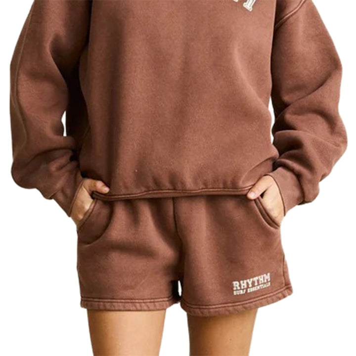 Rhythm Collegiate Fleece Short - Women's Chocolate