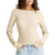 Rhythm Essential Long-Sleeve Knit Top - Women's White Marle