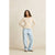 Rhythm Essential Long-Sleeve Knit Top - Women's White Marle