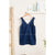 Rhythm Cece Contrast Stitch Mini Dress - Women's Dark Denim