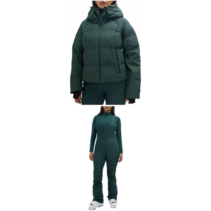 Halfdays Georgie Puffer Jacket + Isabel Bibs - Women's