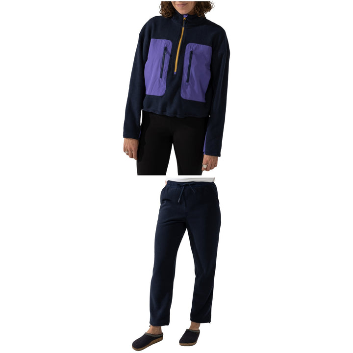 Wild Rye Danner 3/4 Zip Jacket + High Pile Fleece Joggers - Women's