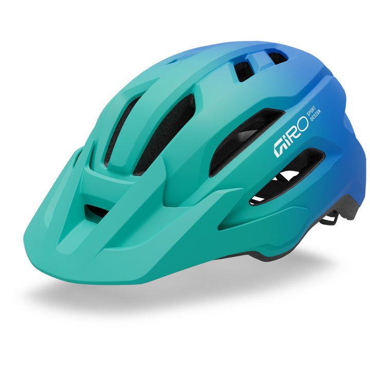 Giro Fixture MIPS II Bike Helmet - Kids' Matte Green/Blue