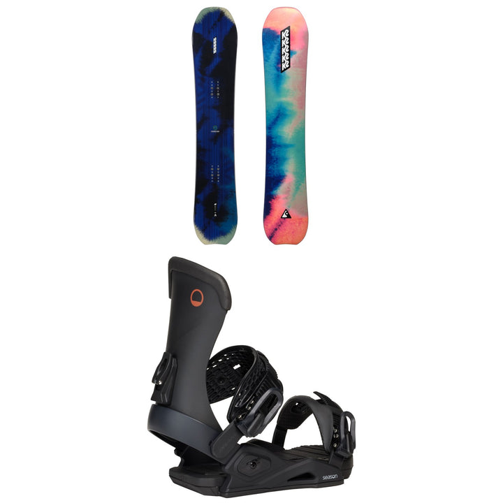K2 Passport Snowboard + Season Meld Snowboard Bindings