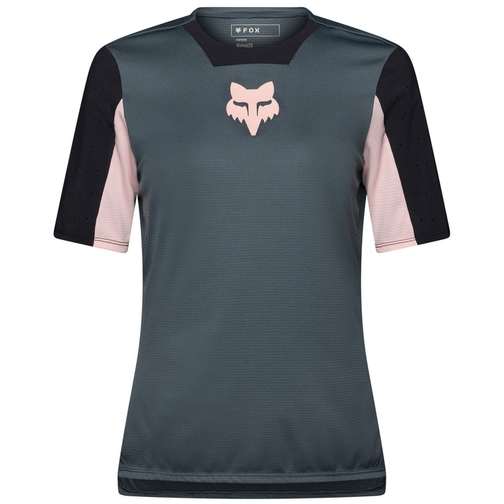 Fox Racing Defend Short-Sleeve Jersey - Women's Creation Deep Cobalt