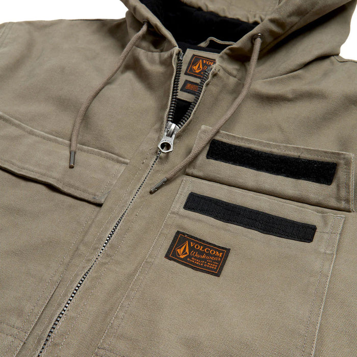 Volcom Fresdust Workwear Jacket - Men's Brindle