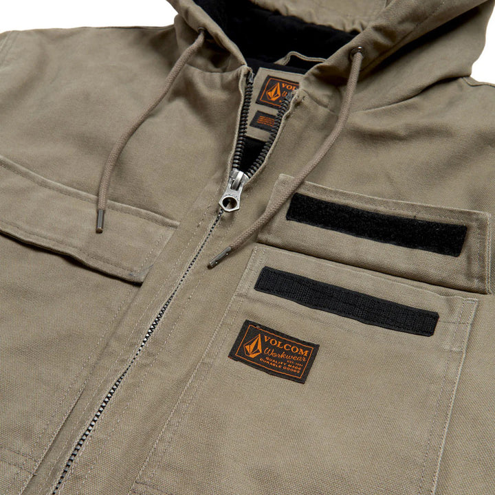 Volcom Fresdust Workwear Jacket - Men's Brindle