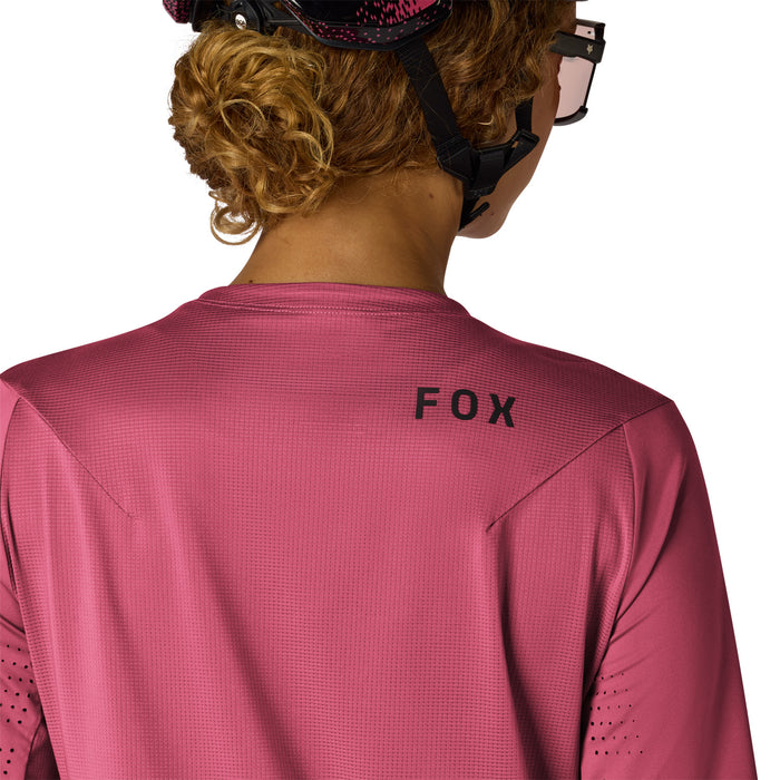 Fox Racing Flexair Short-Sleeve Jersey - Women's Dark Pink