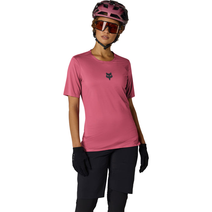 Fox Racing Flexair Short-Sleeve Jersey - Women's Dark Pink