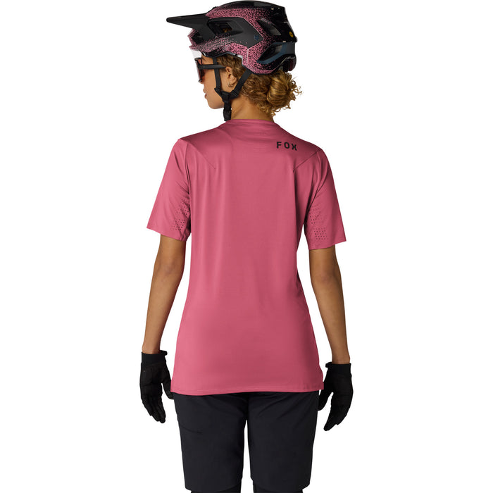 Fox Racing Flexair Short-Sleeve Jersey - Women's Dark Pink