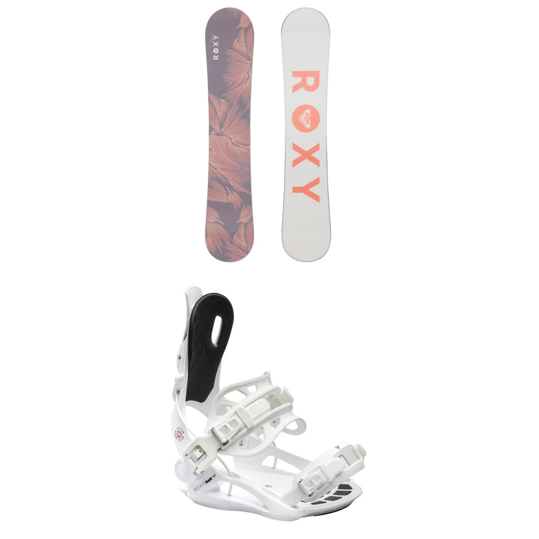 Roxy Raina LTD Snowboard + Rock-It Dash Snowboard Bindings