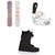 Roxy Raina LTD Snowboard + Rock-It Dash Snowboard Bindings + Salomon Pearl Boa X Snowboard Boots - Women's 2026