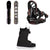 Roxy Smoothie C2 Snowboard + Lola Snowboard Bindings + Salomon Pearl Boa X Snowboard Boots - Women's 2026