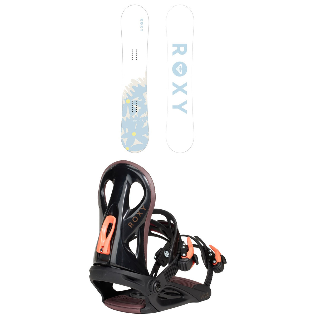 Roxy Dawn Snowboard + Viva LTD Snowboard Bindings - Women's 2026