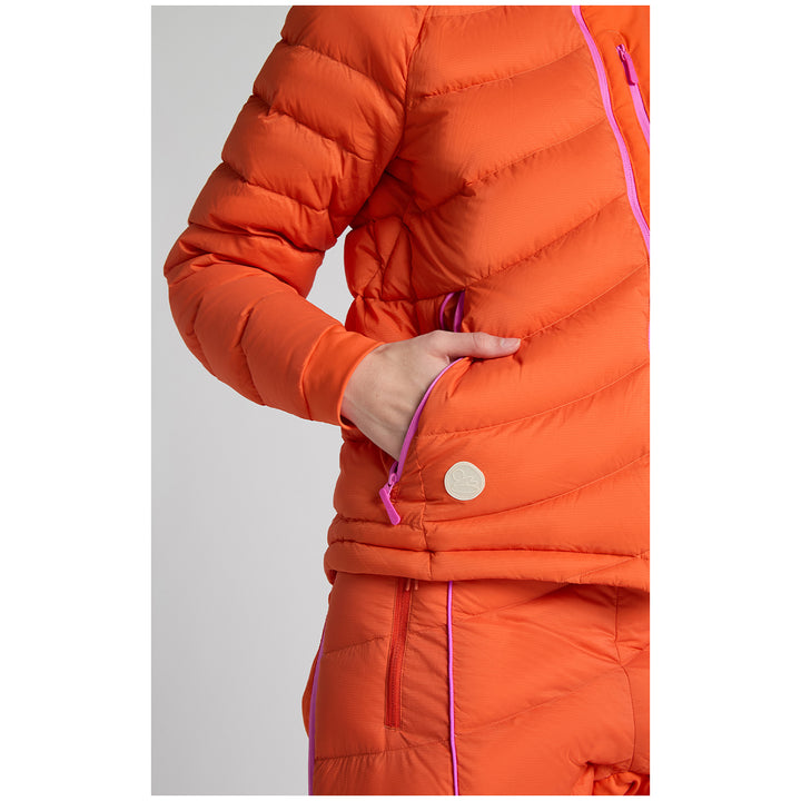Seniq WildPuff Packable Down Hoodie - Women's Spicy