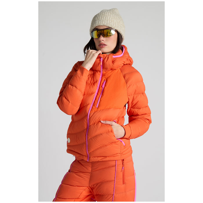 Seniq WildPuff Packable Down Hoodie - Women's Spicy
