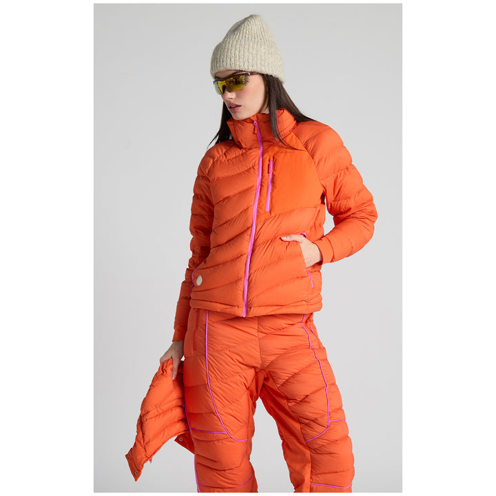 Seniq WildPuff Packable Down Hoodie - Women's Spicy