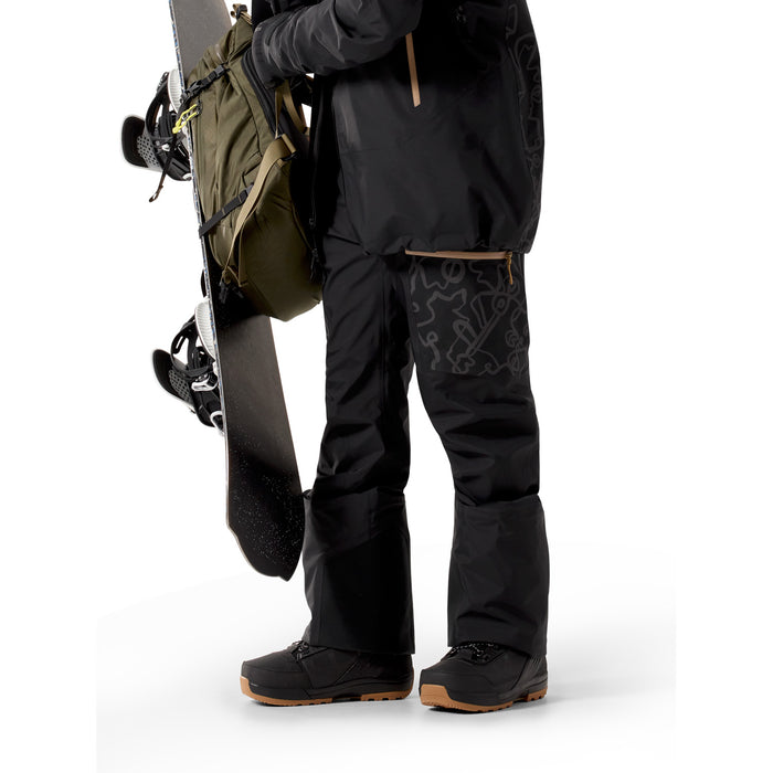 Arc'teryx Sabre Bib Pants - Nightfall - Men's Nightfall - Print