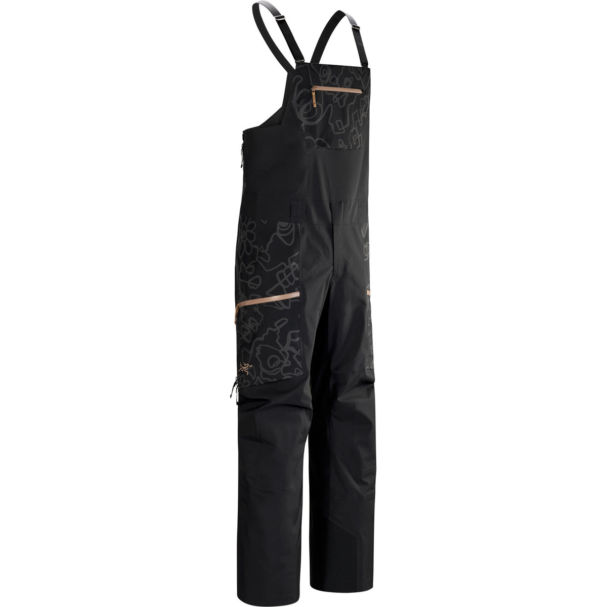 Arc'teryx Sabre Bib Pants - Nightfall - Men's Nightfall - Print