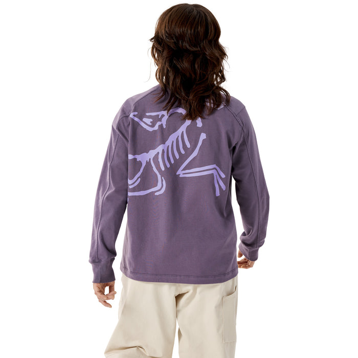 Arc'teryx Kragg Cotton Bird Crew Long-Sleeve T-Shirt - Women's Light Moondrop