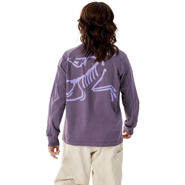 Arc'teryx Kragg Cotton Bird Crew Long-Sleeve T-Shirt - Women's Light Moondrop