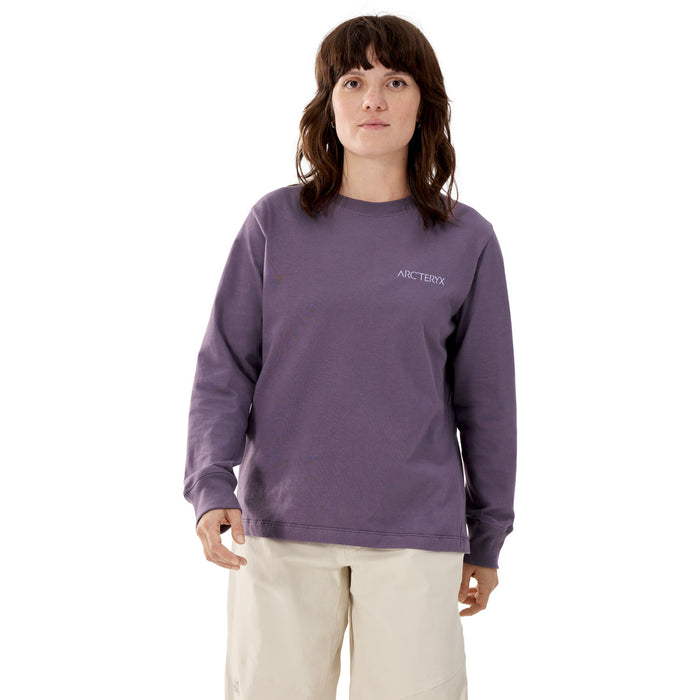 Arc'teryx Kragg Cotton Bird Crew Long-Sleeve T-Shirt - Women's Light Moondrop