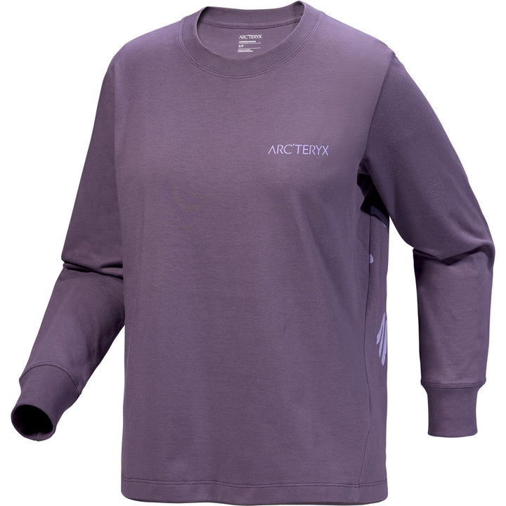 Arc'teryx Kragg Cotton Bird Crew Long-Sleeve T-Shirt - Women's Light Moondrop
