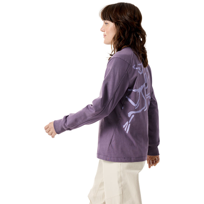 Arc'teryx Kragg Cotton Bird Crew Long-Sleeve T-Shirt - Women's Light Moondrop