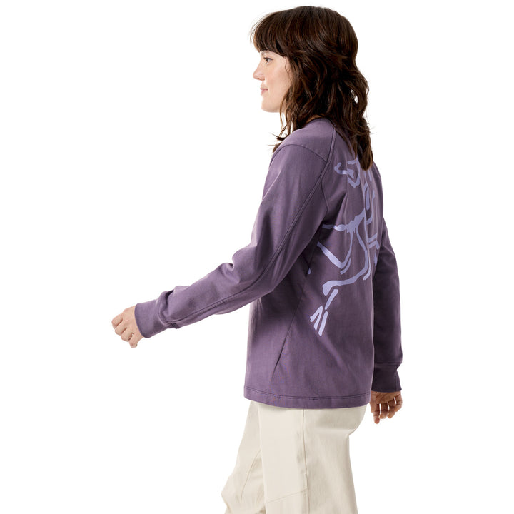 Arc'teryx Kragg Cotton Bird Crew Long-Sleeve T-Shirt - Women's Light Moondrop