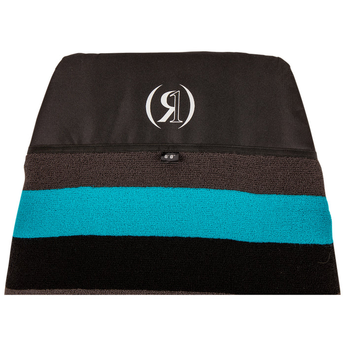Ronix Wide Nose Surf Sock Aqua Blue/ Black / Grey