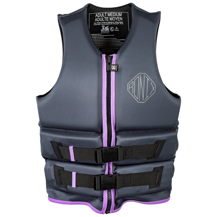 Ronix Avalon Yes CGA Wake Vest - Women's 2026 Ash/Violet