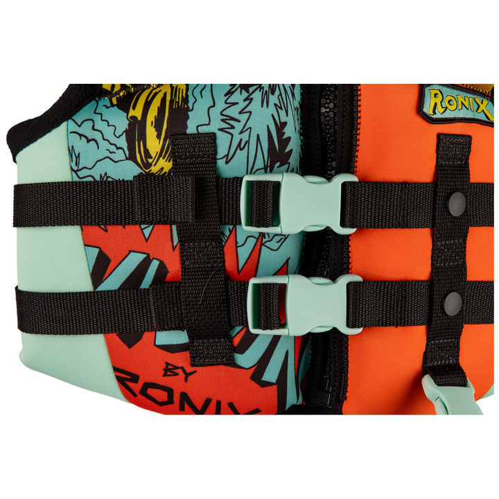 Ronix Vision Child CGA Wake Vest Blue/Orange/Yellow