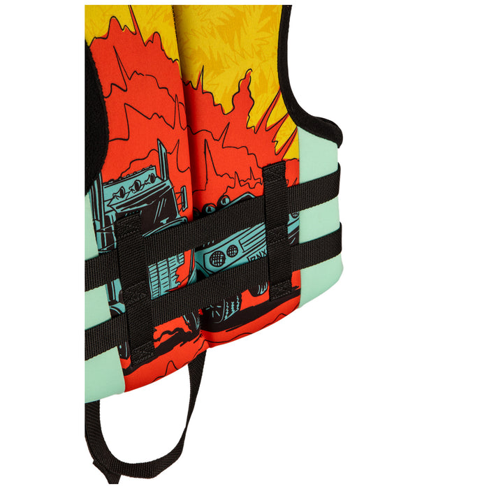 Ronix Vision Child CGA Wake Vest Blue/Orange/Yellow