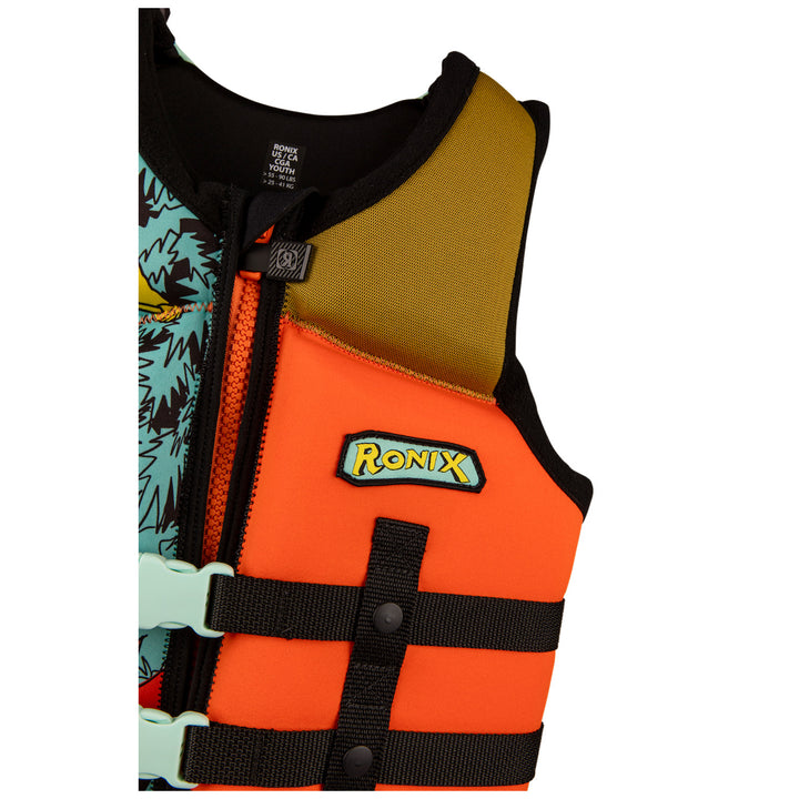 Ronix Vision Child CGA Wake Vest Blue/Orange/Yellow