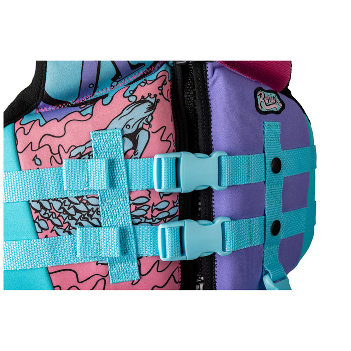 Ronix August Child CGA Wake Vest Pink/Purple