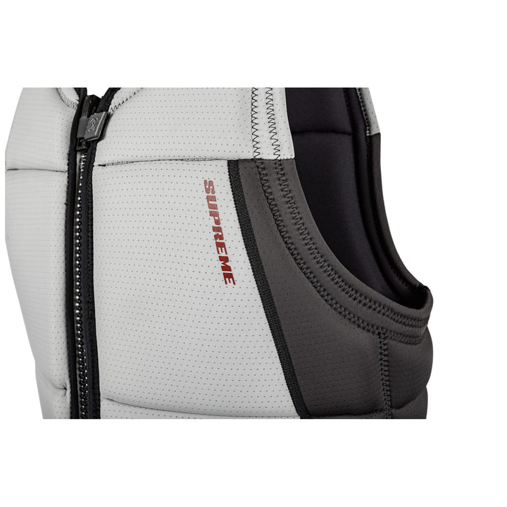 Ronix Supreme Impact Wake Vest Chalk Grey/Maroon