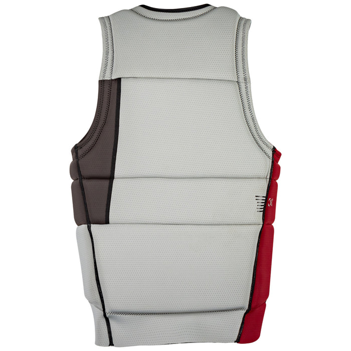 Ronix Supreme Impact Wake Vest Chalk Grey/Maroon