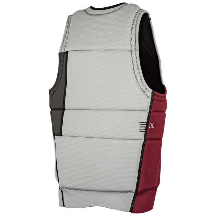 Ronix Supreme Impact Wake Vest Chalk Grey/Maroon