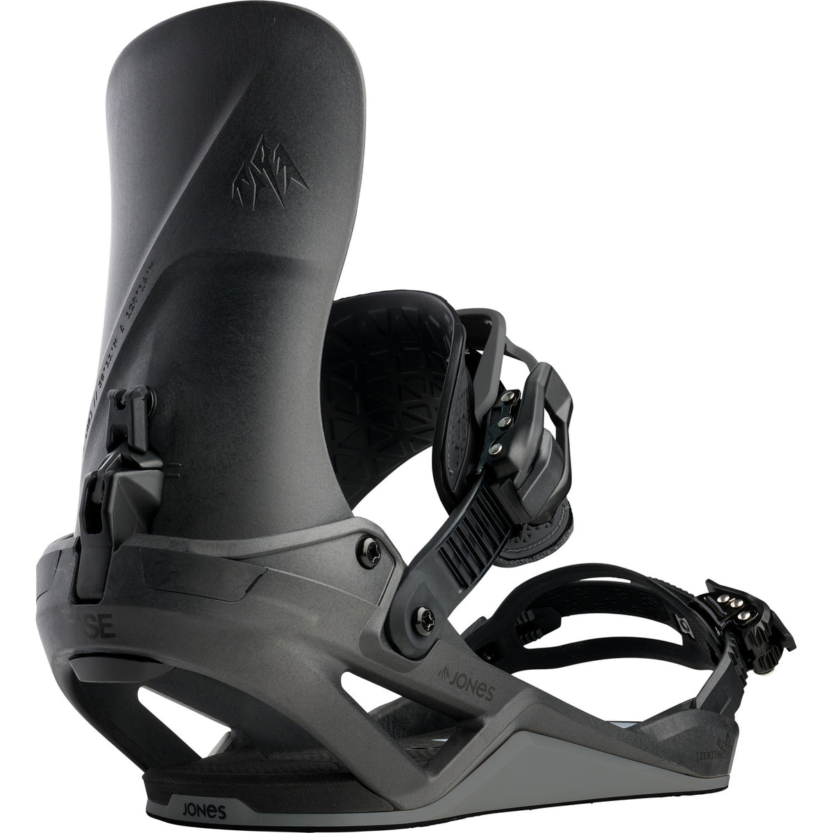Jones Zenith FASE Snowboard Bindings 2027 Black Carbon