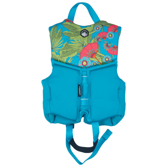 Liquid Force Dream Child CGA Wake Vest - Kids' Blue Flowers
