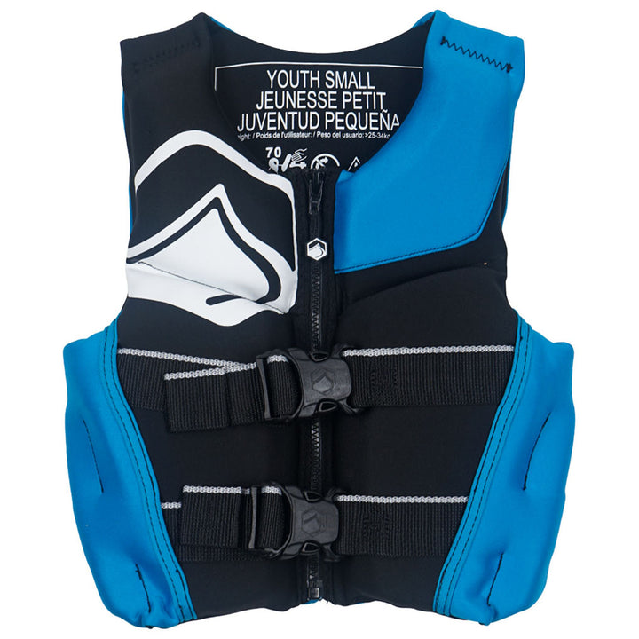 Liquid Force Ruckus Youth CGA Wake Vest - Kids' 2026 Blue/Black
