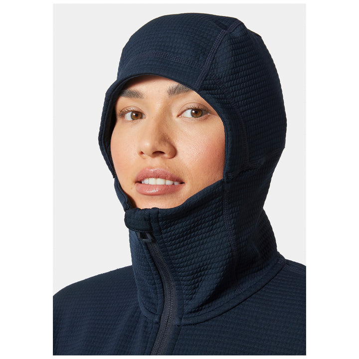 Helly Hansen Evolved Air Hooded Midlayer Top - Women's Navy
